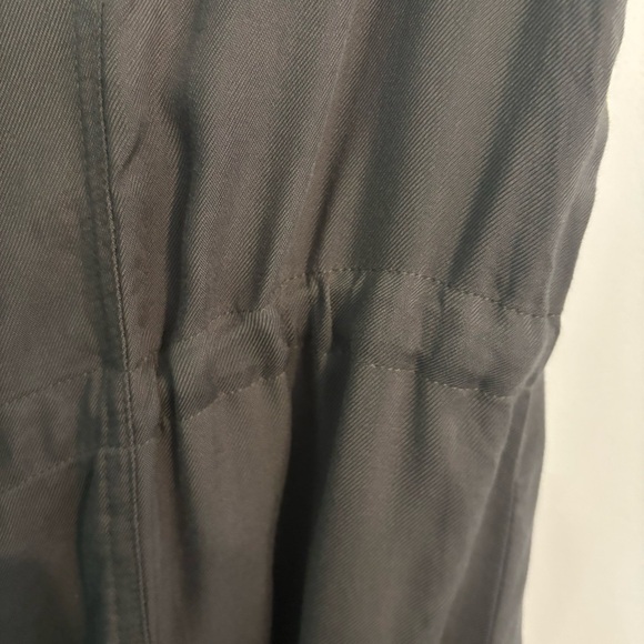 NWT Kori America Womens Waterfall Gray Vest Adjustable Size Small Rayon Pockets - Picture 5 of 7